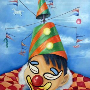 Clown mit Hut