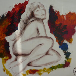 Protegida en el jardin I