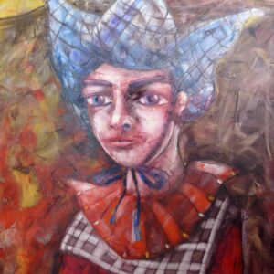 Retrato con Tricornio